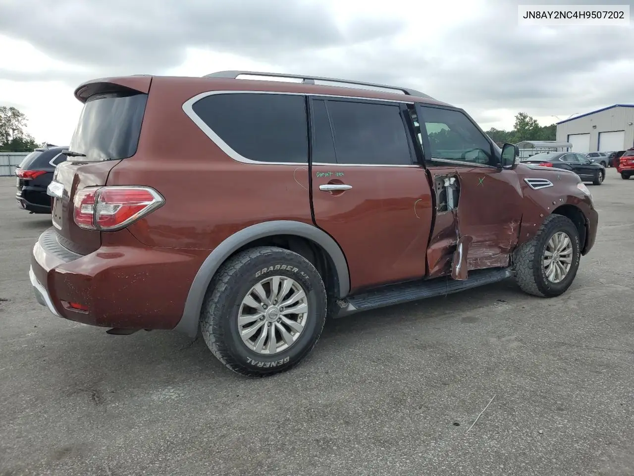 2017 Nissan Armada Sv VIN: JN8AY2NC4H9507202 Lot: 63251935