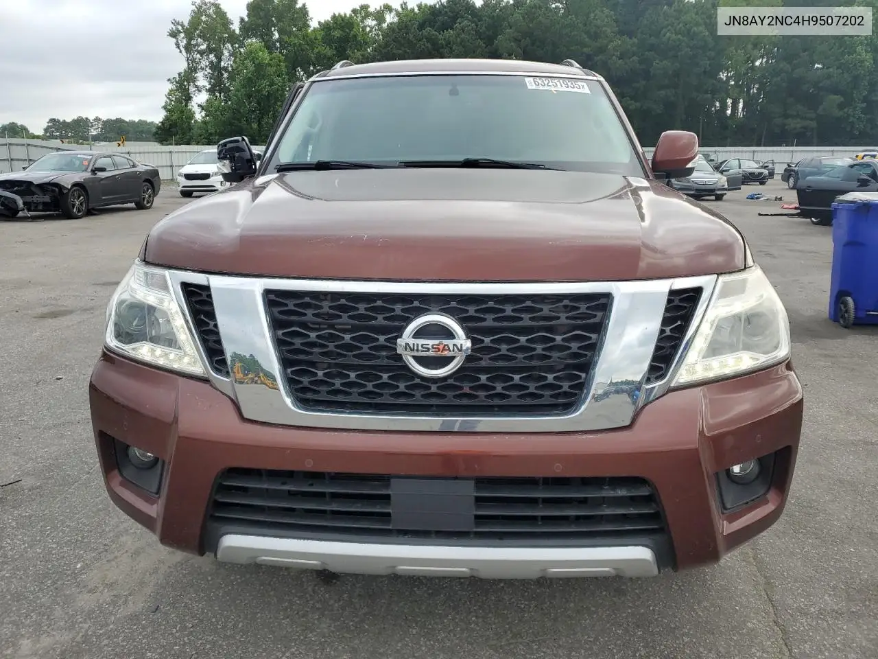 2017 Nissan Armada Sv VIN: JN8AY2NC4H9507202 Lot: 63251935