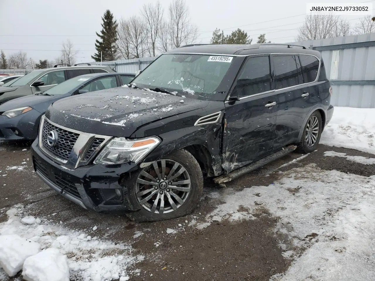 2018 Nissan Armada Platinum VIN: JN8AY2NE2J9733052 Lot: 45519295