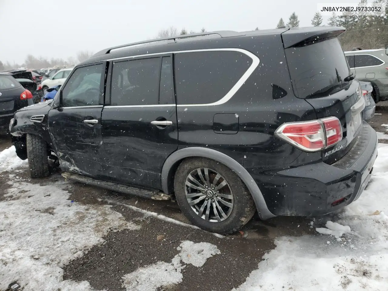 2018 Nissan Armada Platinum VIN: JN8AY2NE2J9733052 Lot: 45519295