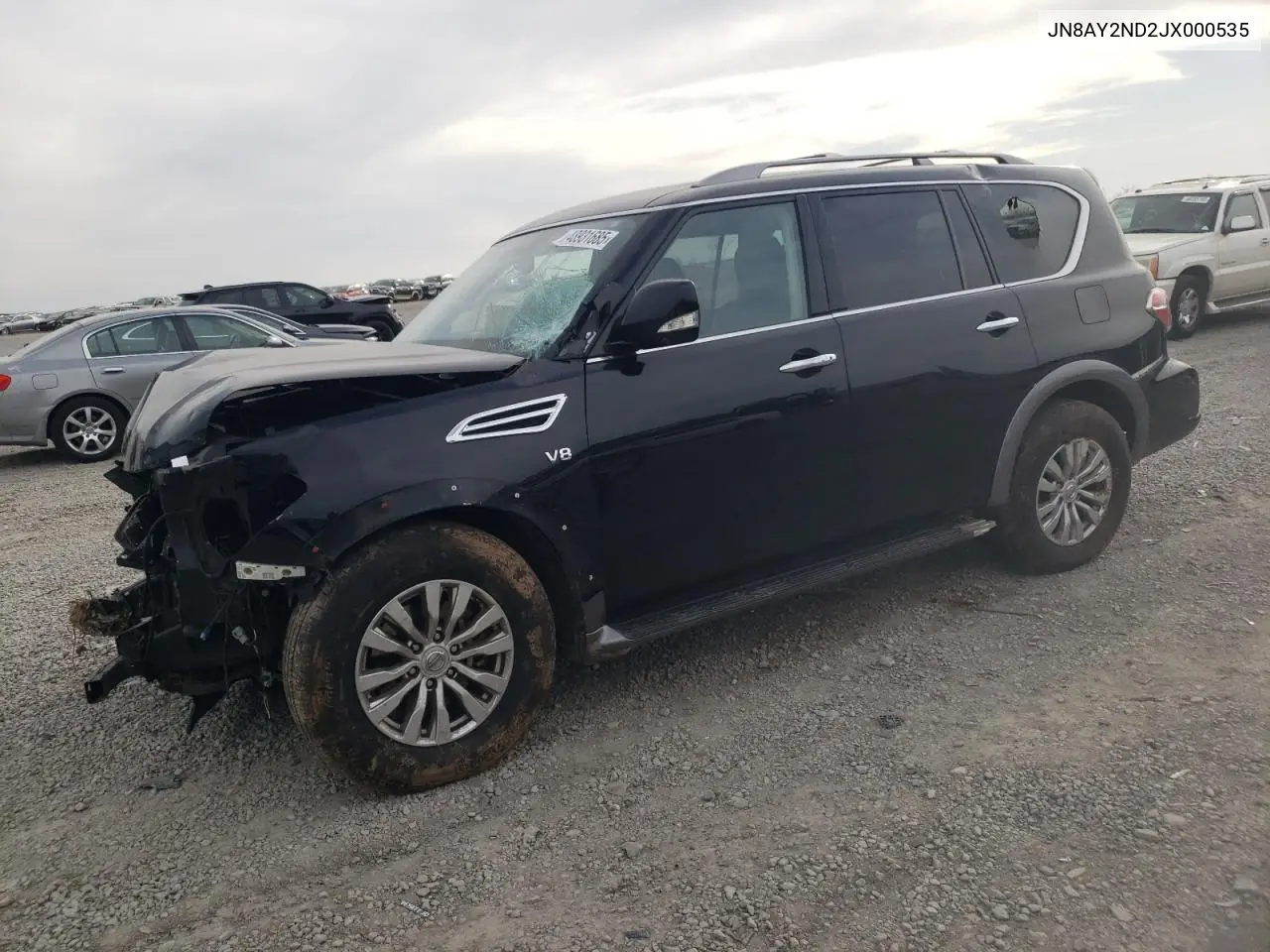 2018 Nissan Armada Sv VIN: JN8AY2ND2JX000535 Lot: 48931685