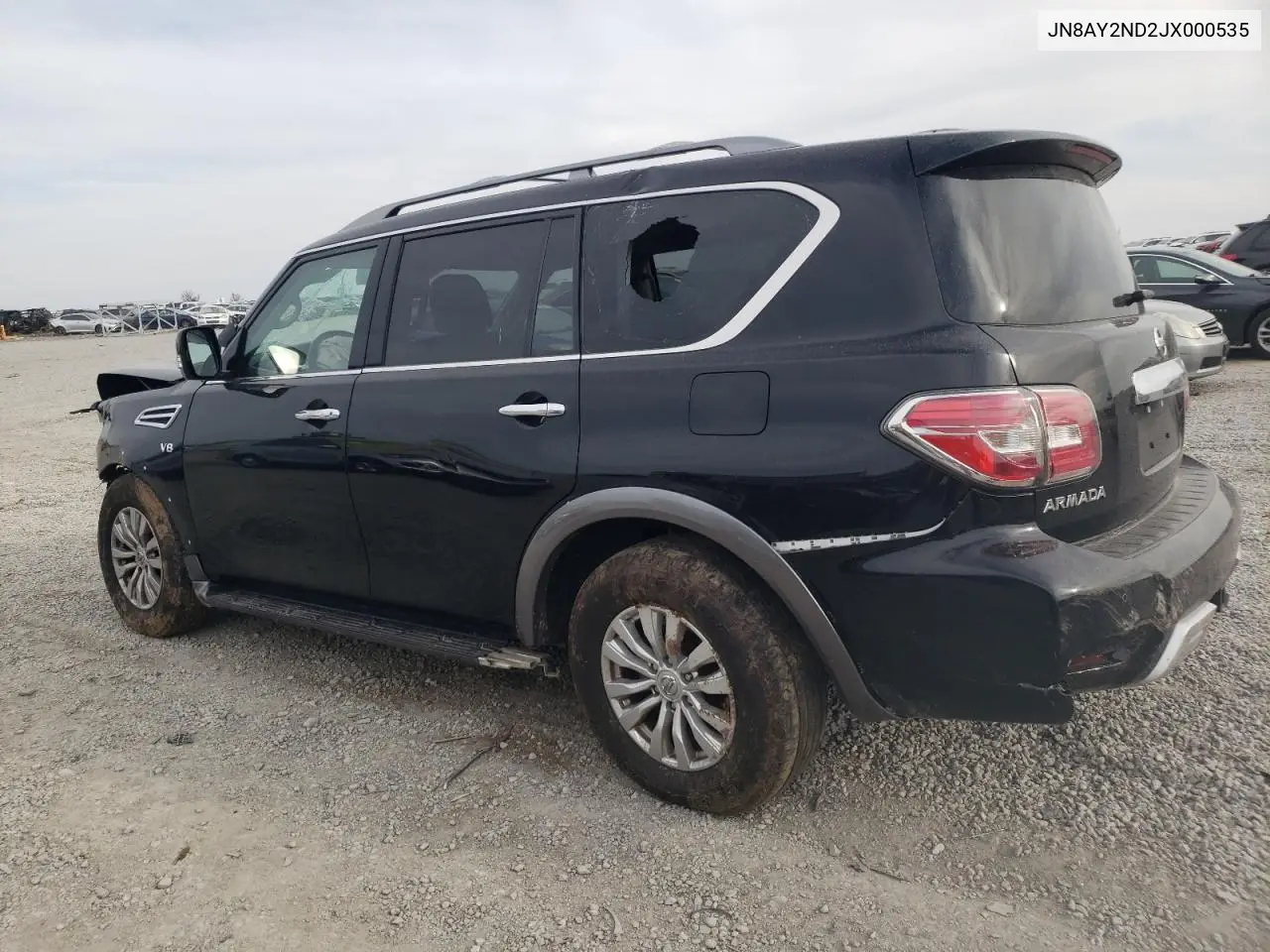 2018 Nissan Armada Sv VIN: JN8AY2ND2JX000535 Lot: 48931685
