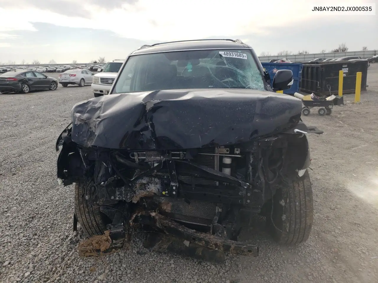 2018 Nissan Armada Sv VIN: JN8AY2ND2JX000535 Lot: 48931685