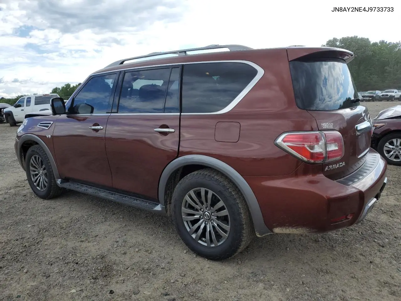 2018 Nissan Armada Platinum VIN: JN8AY2NE4J9733733 Lot: 56240395
