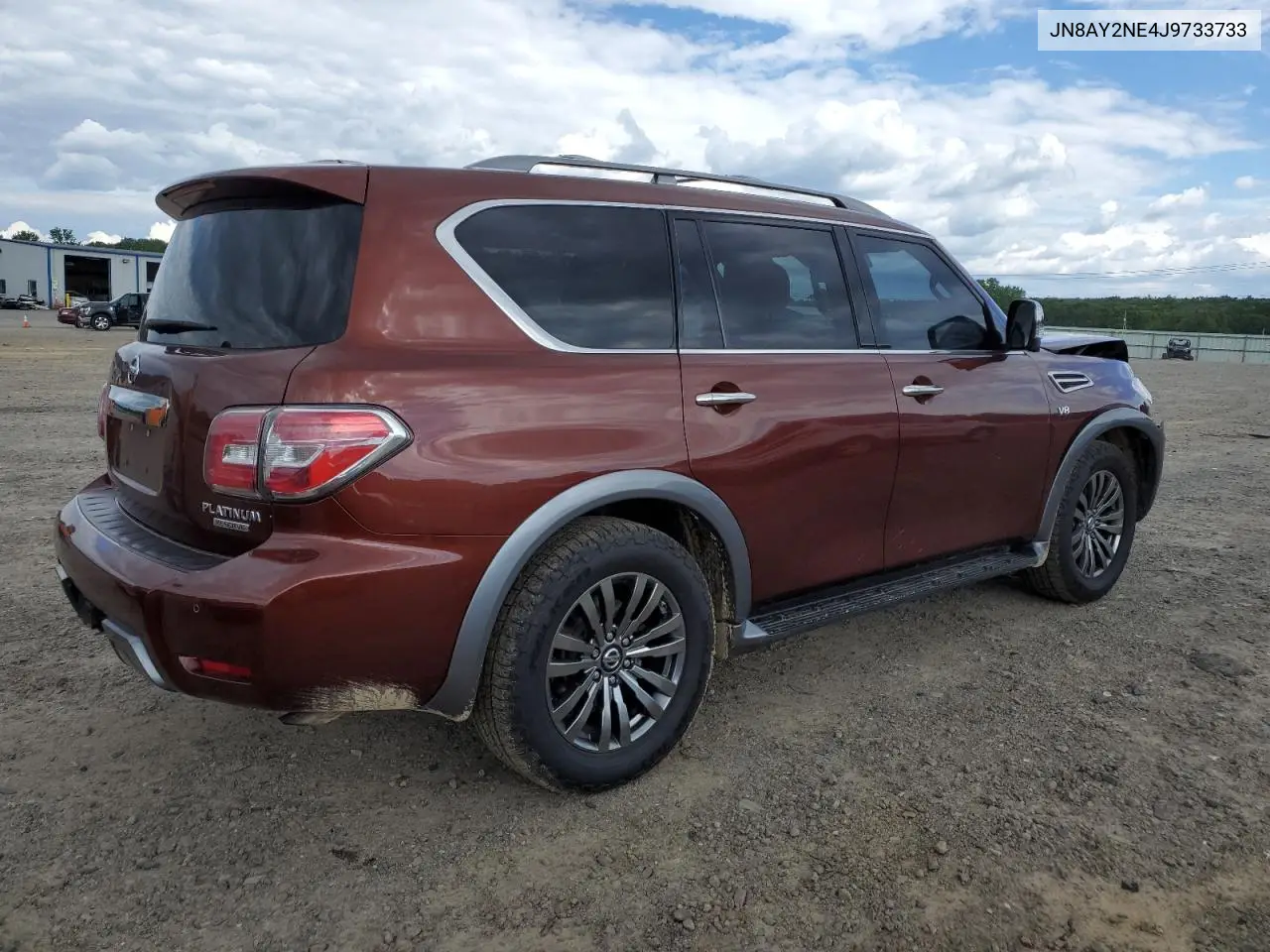 2018 Nissan Armada Platinum VIN: JN8AY2NE4J9733733 Lot: 56240395