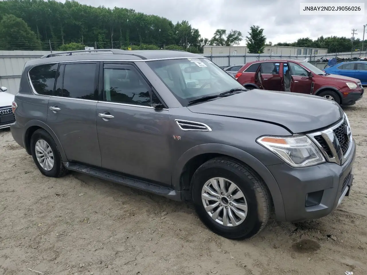 2018 Nissan Armada Sv VIN: JN8AY2ND2J9056026 Lot: 56585815