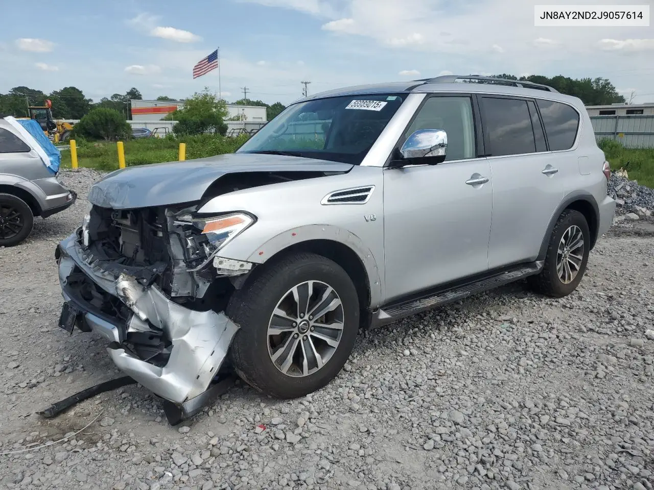 2018 Nissan Armada Sv VIN: JN8AY2ND2J9057614 Lot: 56989015
