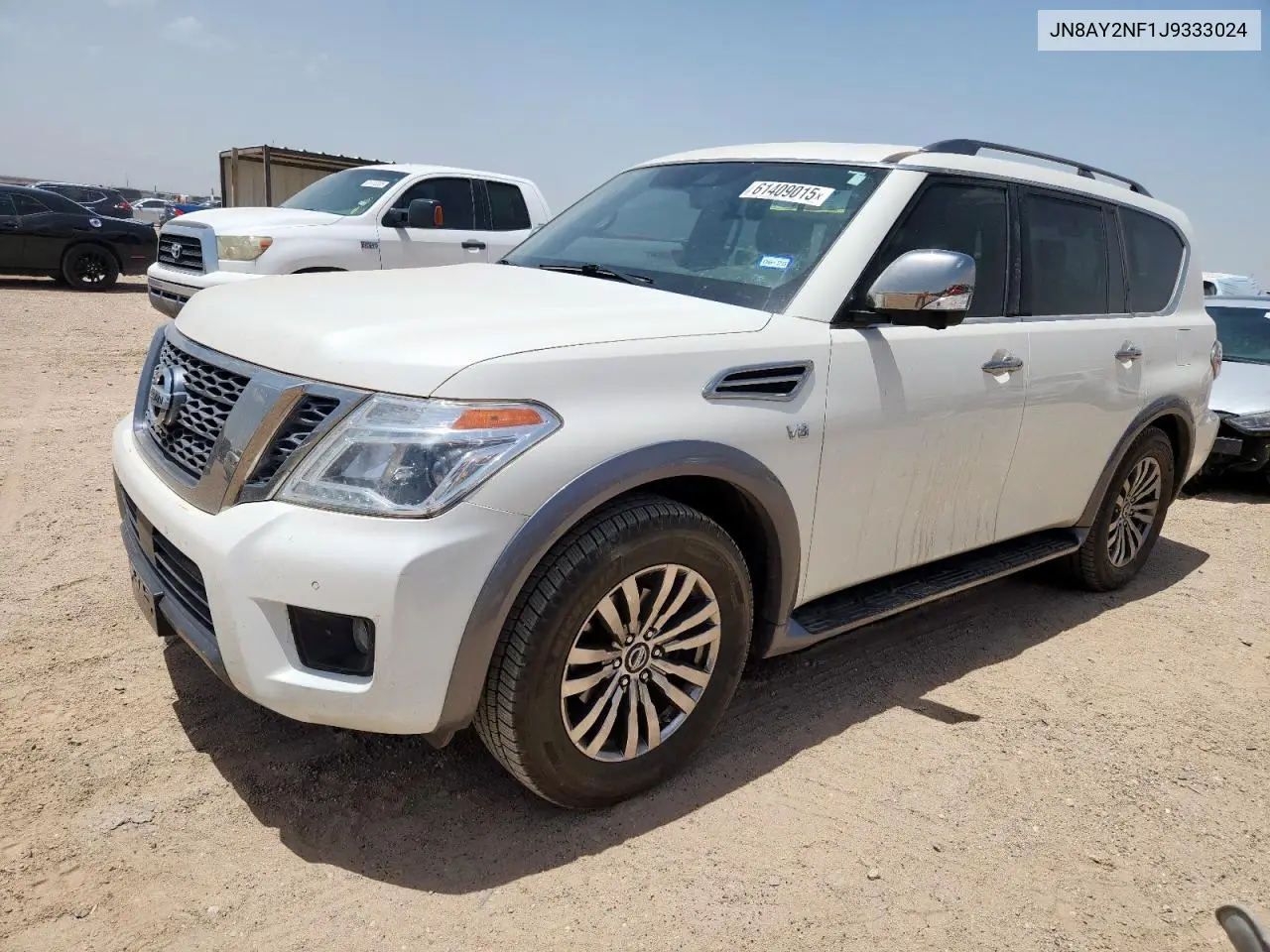 2018 Nissan Armada Platinum VIN: JN8AY2NF1J9333024 Lot: 61409015