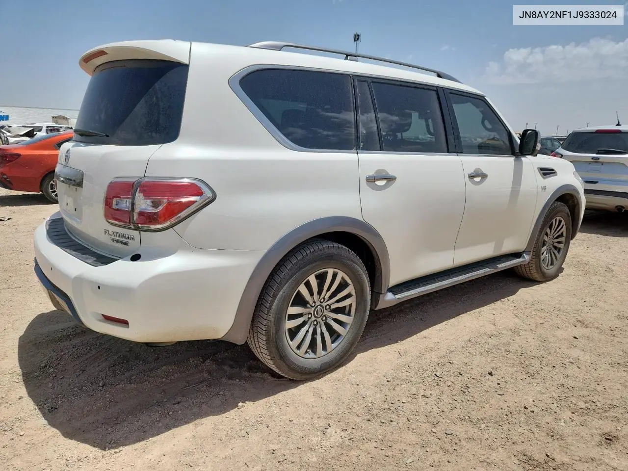 2018 Nissan Armada Platinum VIN: JN8AY2NF1J9333024 Lot: 61409015