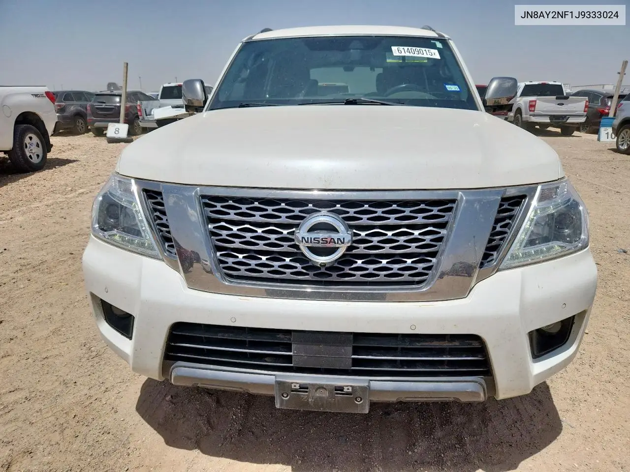 2018 Nissan Armada Platinum VIN: JN8AY2NF1J9333024 Lot: 61409015