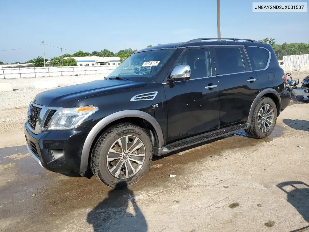 2018 Nissan Armada Sv VIN: JN8AY2ND2JX001507 Lot: 61436315