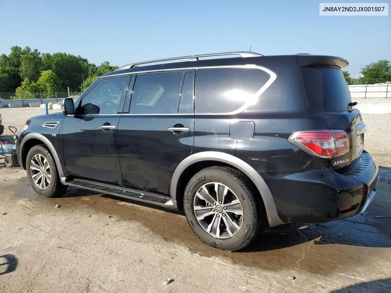 2018 Nissan Armada Sv VIN: JN8AY2ND2JX001507 Lot: 61436315