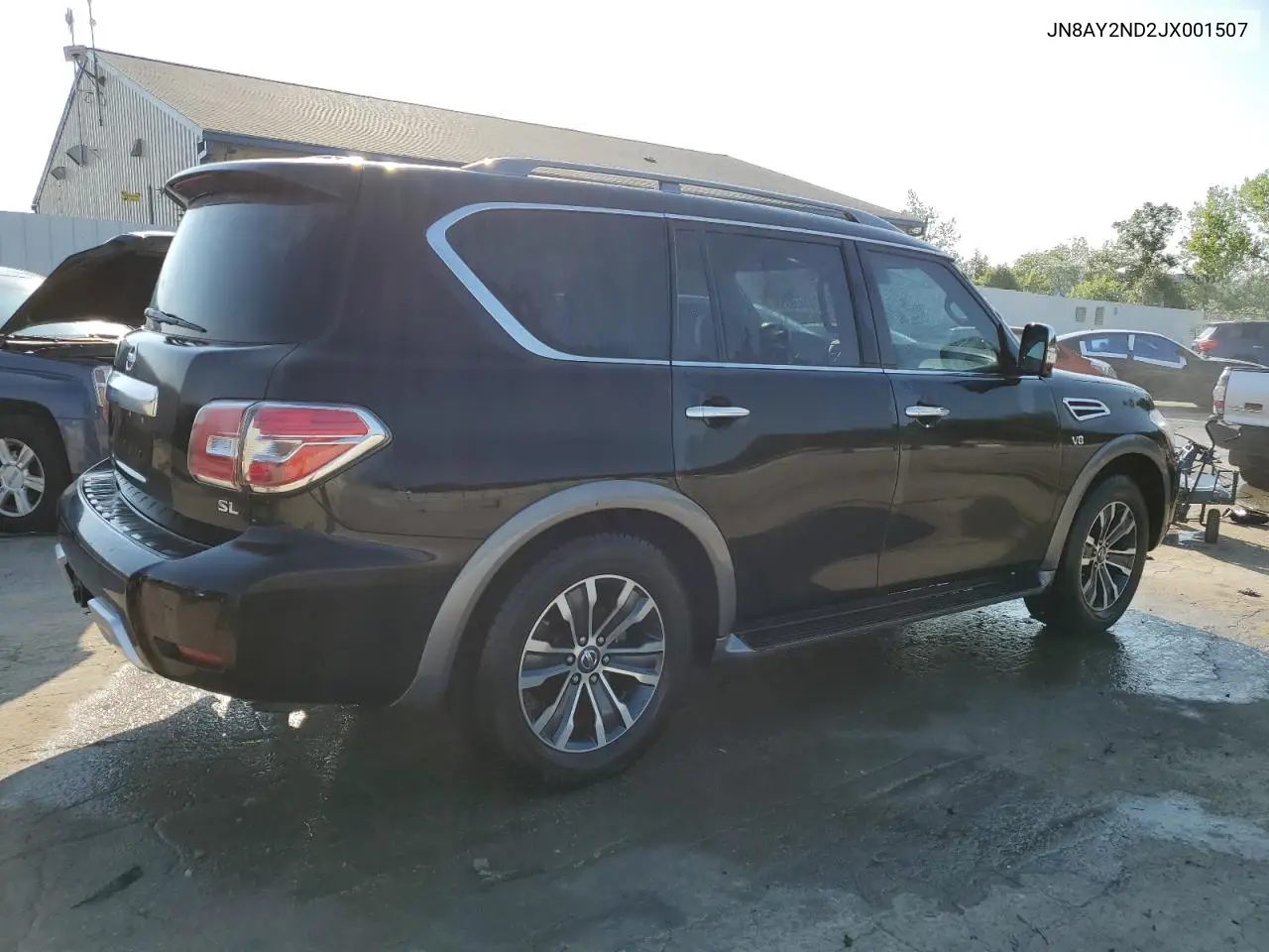 2018 Nissan Armada Sv VIN: JN8AY2ND2JX001507 Lot: 61436315