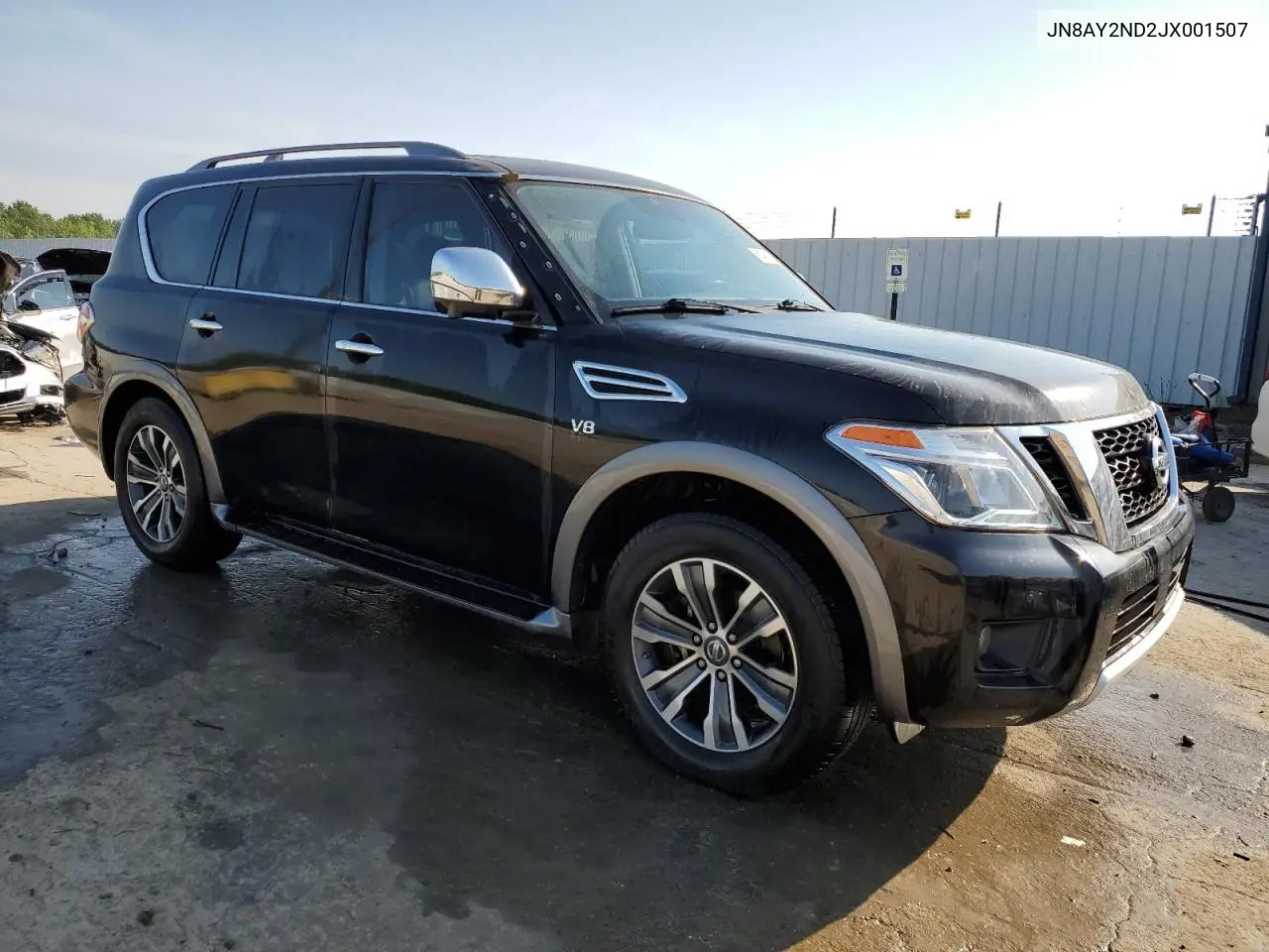 2018 Nissan Armada Sv VIN: JN8AY2ND2JX001507 Lot: 61436315