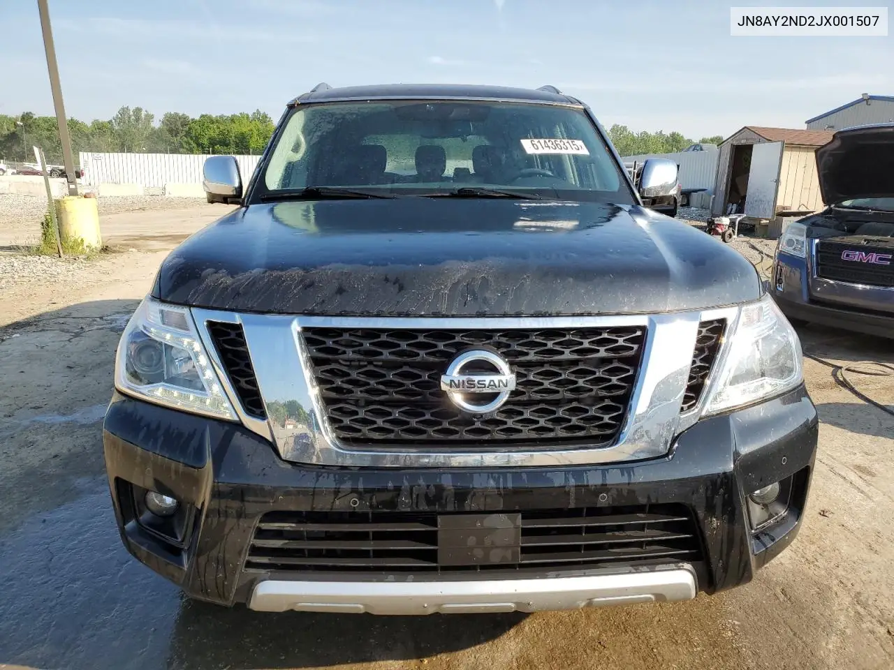 2018 Nissan Armada Sv VIN: JN8AY2ND2JX001507 Lot: 61436315