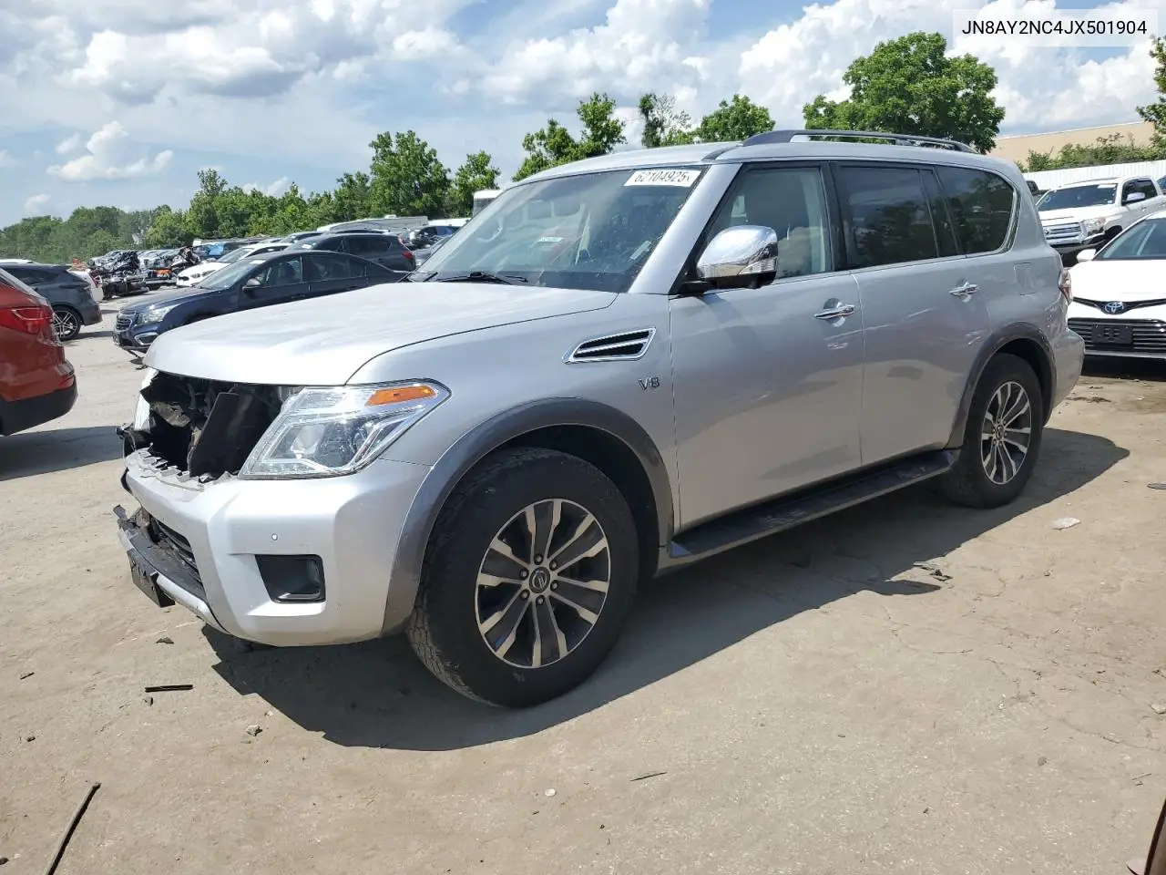 2018 Nissan Armada Sv VIN: JN8AY2NC4JX501904 Lot: 62104925
