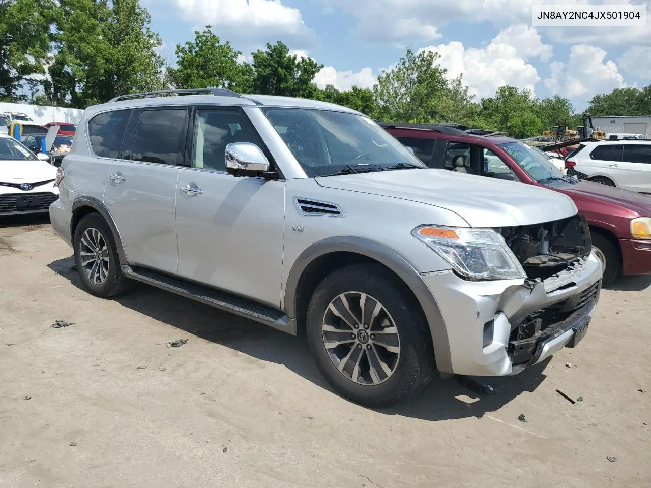 2018 Nissan Armada Sv VIN: JN8AY2NC4JX501904 Lot: 62104925