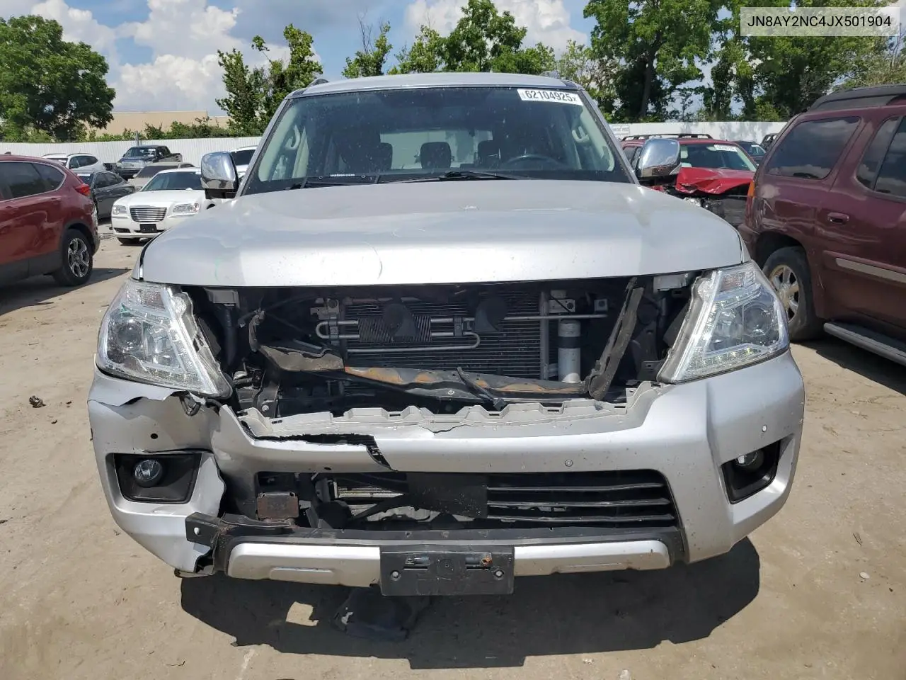 2018 Nissan Armada Sv VIN: JN8AY2NC4JX501904 Lot: 62104925