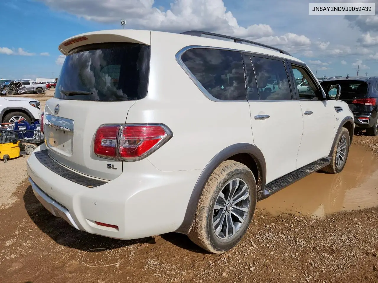 2018 Nissan Armada Sv VIN: JN8AY2ND9J9059439 Lot: 62175315
