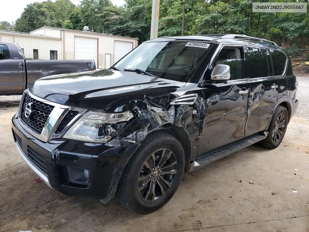 2018 Nissan Armada Sv VIN: JN8AY2ND2J9055667 Lot: 62988345