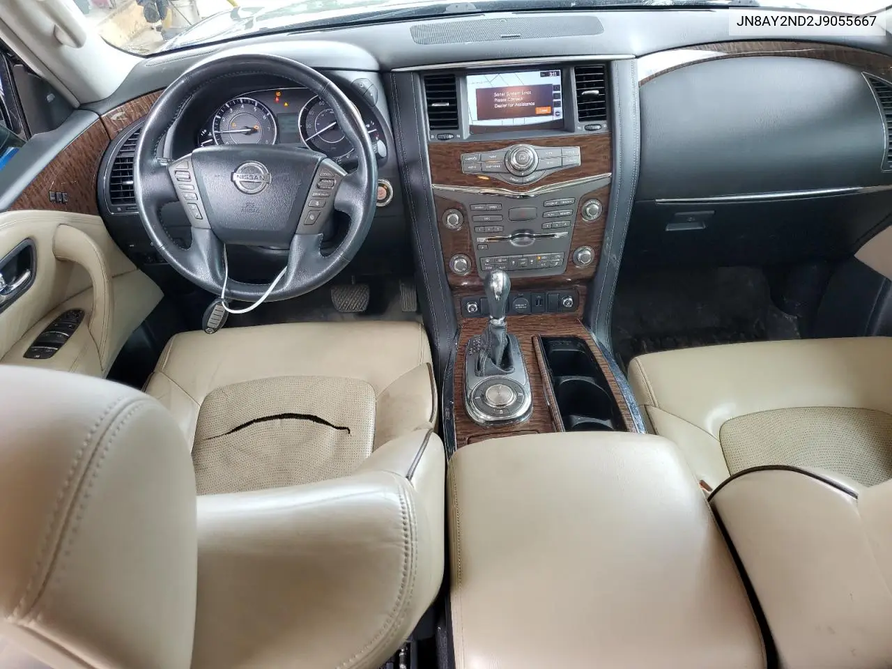 2018 Nissan Armada Sv VIN: JN8AY2ND2J9055667 Lot: 62988345