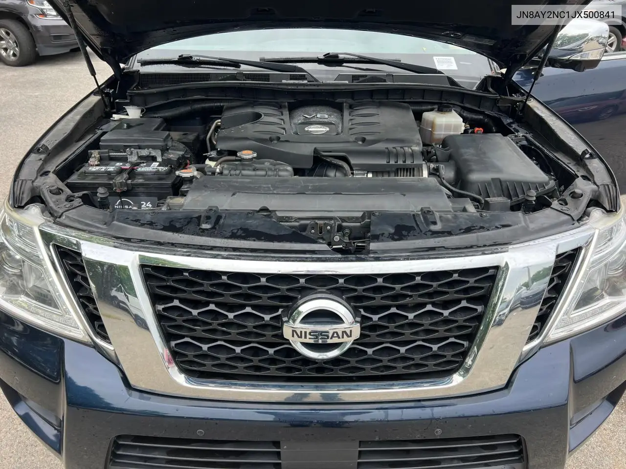 2018 Nissan Armada Sv VIN: JN8AY2NC1JX500841 Lot: 63075425