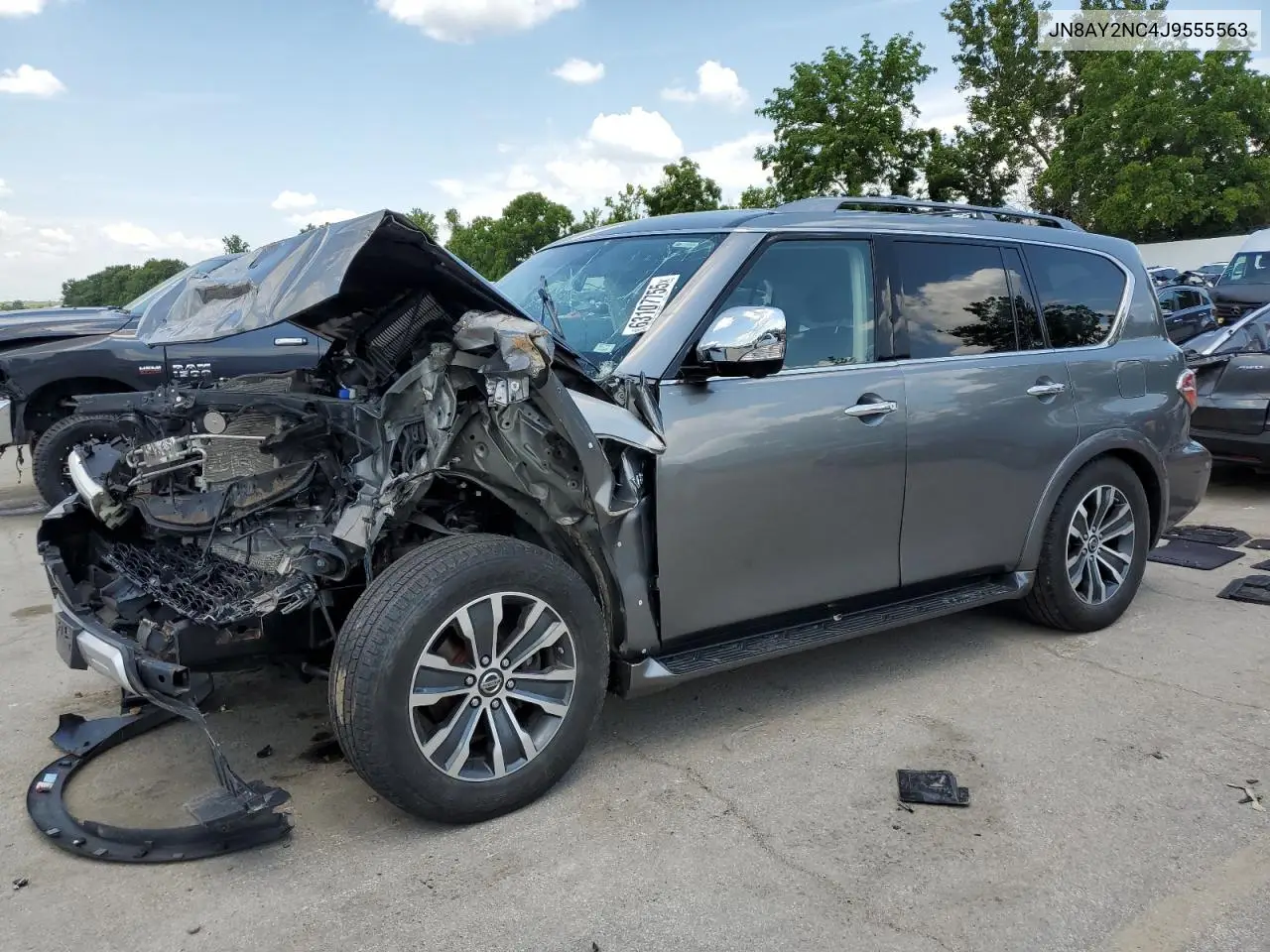 2018 Nissan Armada Sv VIN: JN8AY2NC4J9555563 Lot: 63107755