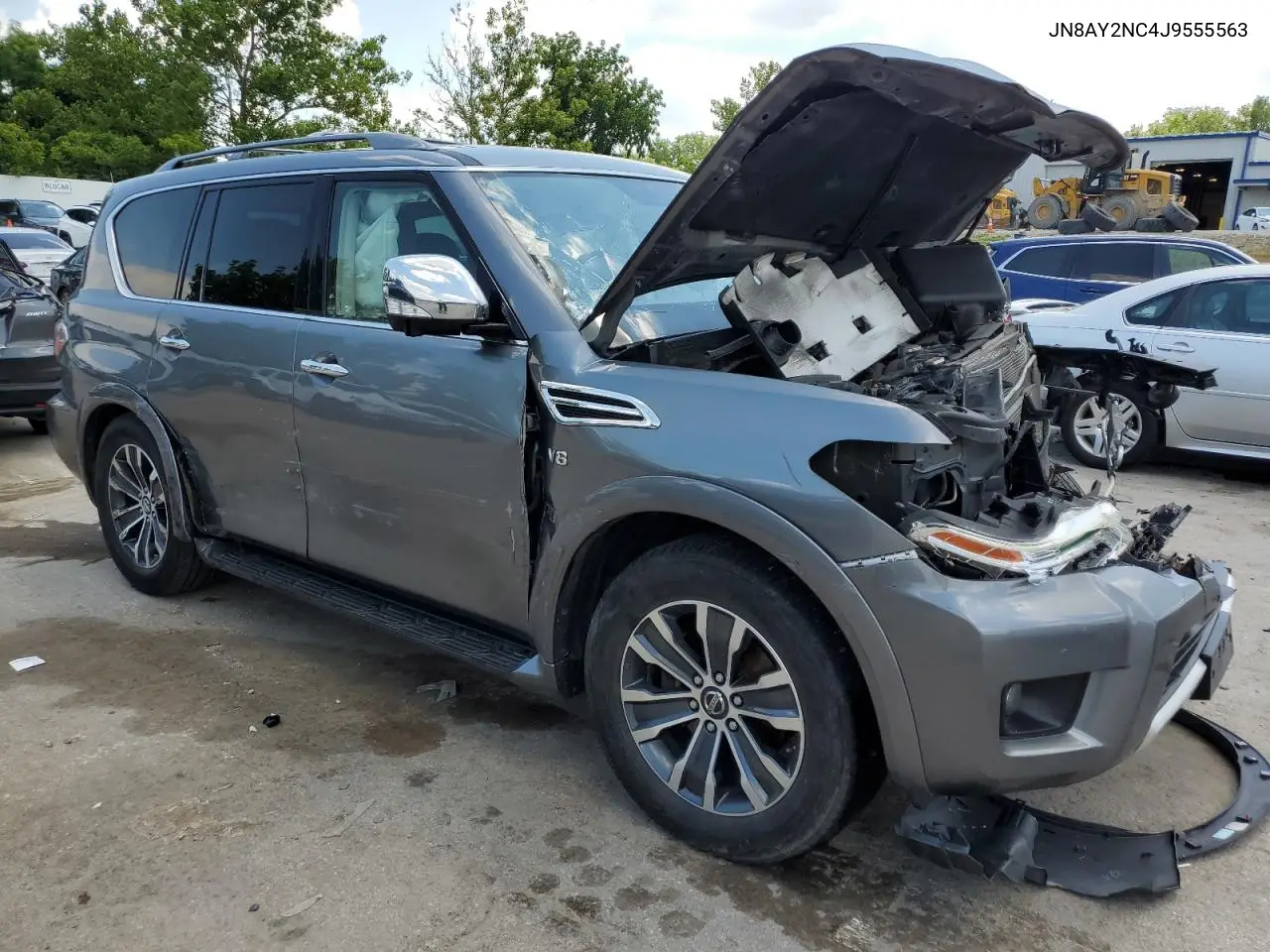 2018 Nissan Armada Sv VIN: JN8AY2NC4J9555563 Lot: 63107755