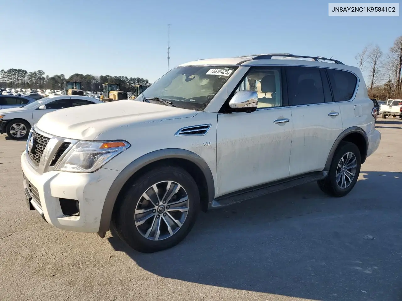 2019 Nissan Armada Sv VIN: JN8AY2NC1K9584102 Lot: 46619425