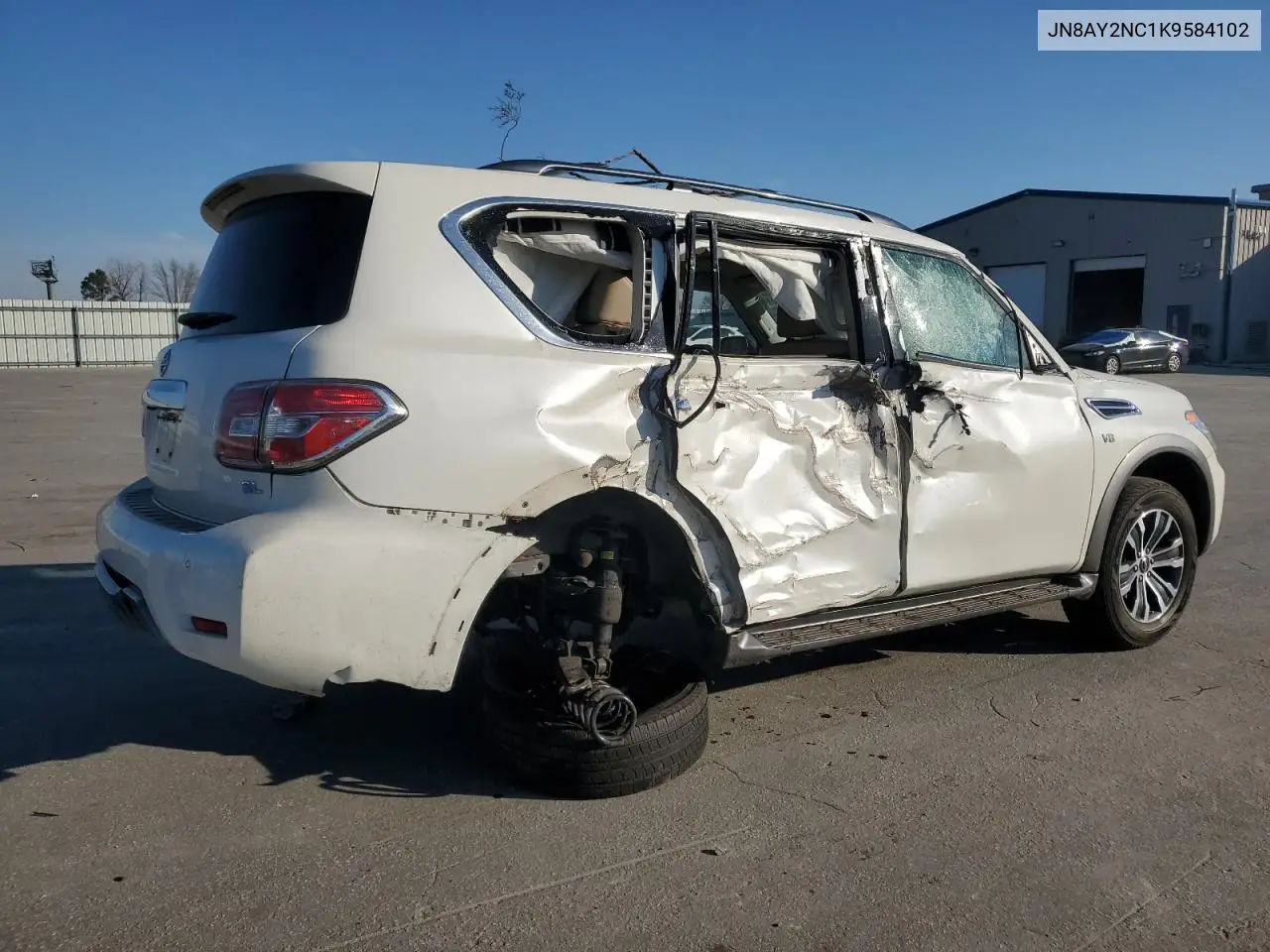 2019 Nissan Armada Sv VIN: JN8AY2NC1K9584102 Lot: 46619425