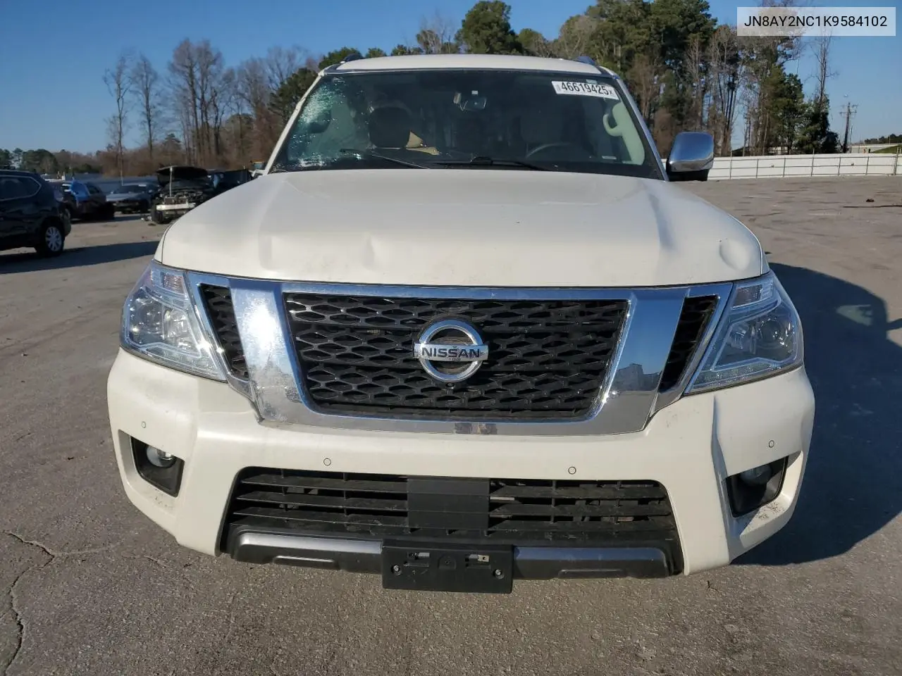 2019 Nissan Armada Sv VIN: JN8AY2NC1K9584102 Lot: 46619425