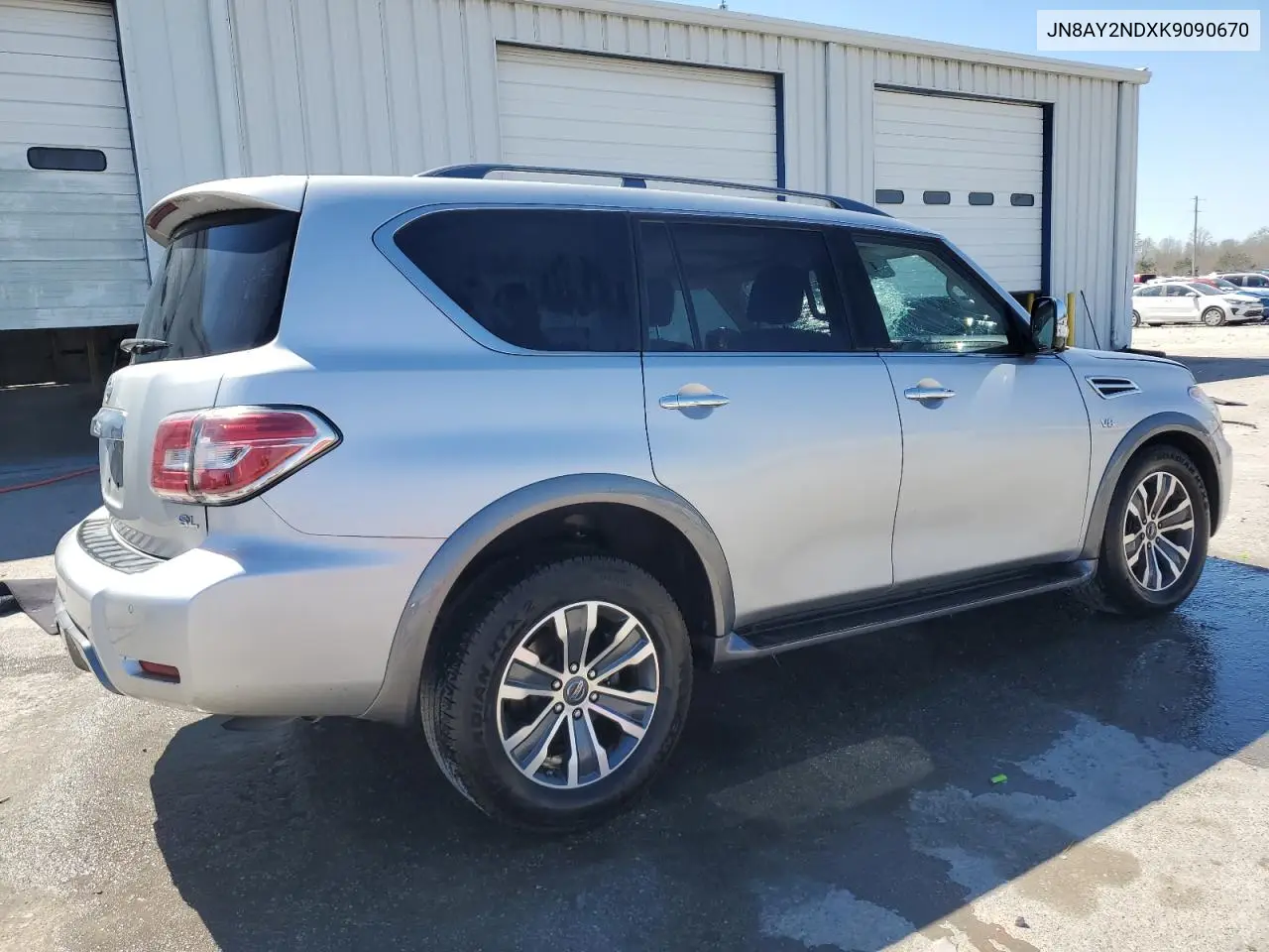 2019 Nissan Armada Sv VIN: JN8AY2NDXK9090670 Lot: 49284755