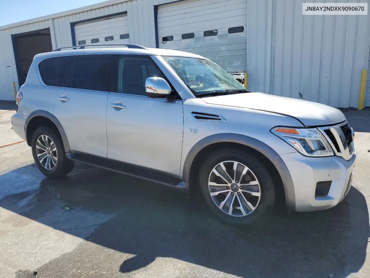 2019 Nissan Armada Sv VIN: JN8AY2NDXK9090670 Lot: 49284755