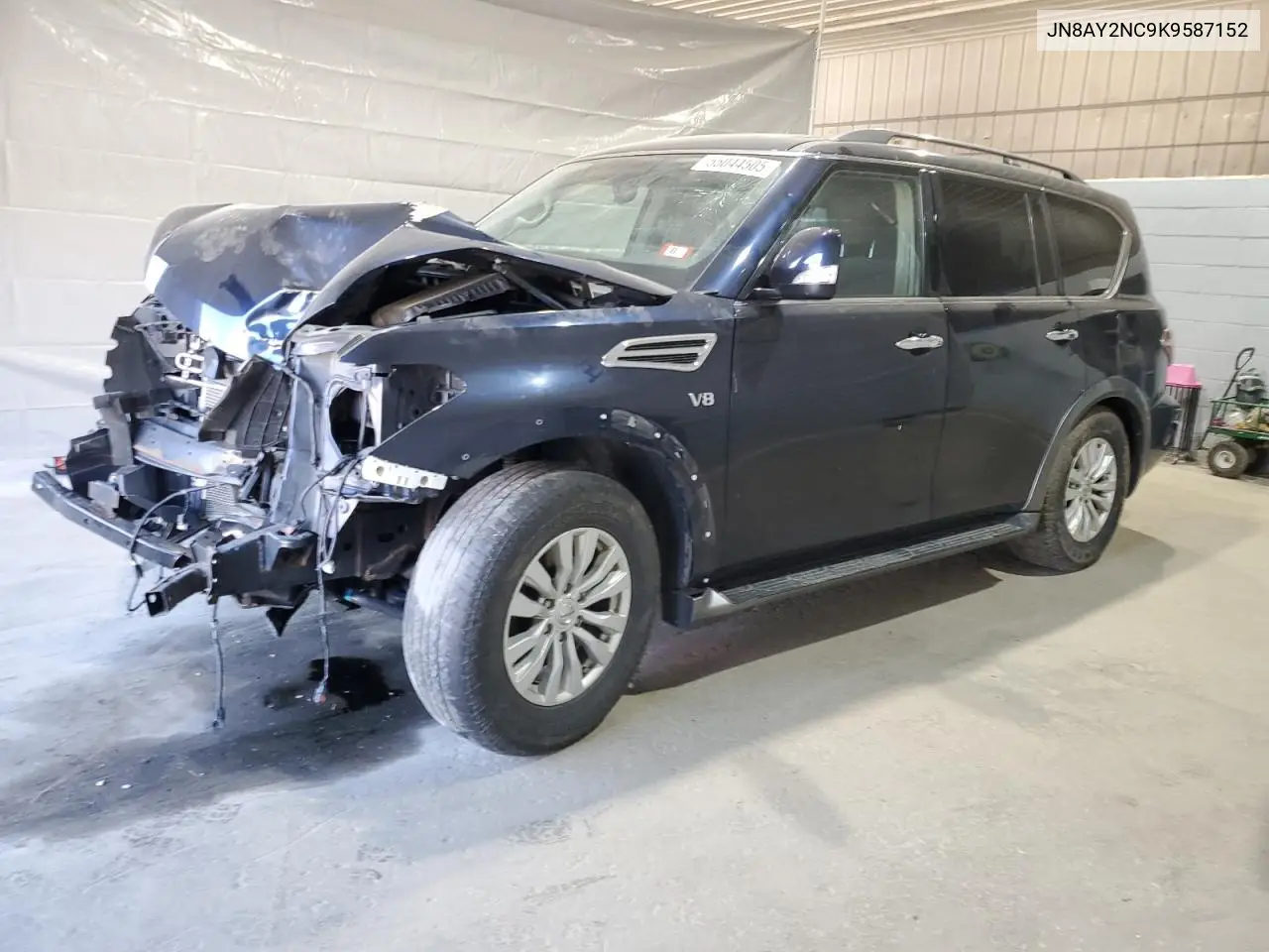 2019 Nissan Armada Sv VIN: JN8AY2NC9K9587152 Lot: 55044505