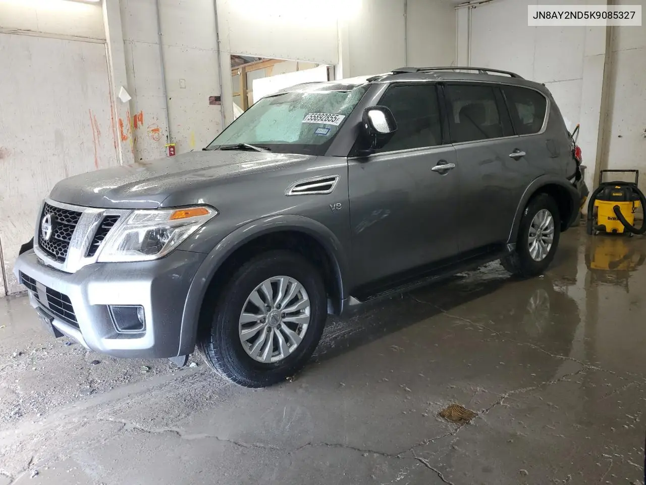 2019 Nissan Armada Sv VIN: JN8AY2ND5K9085327 Lot: 55892855