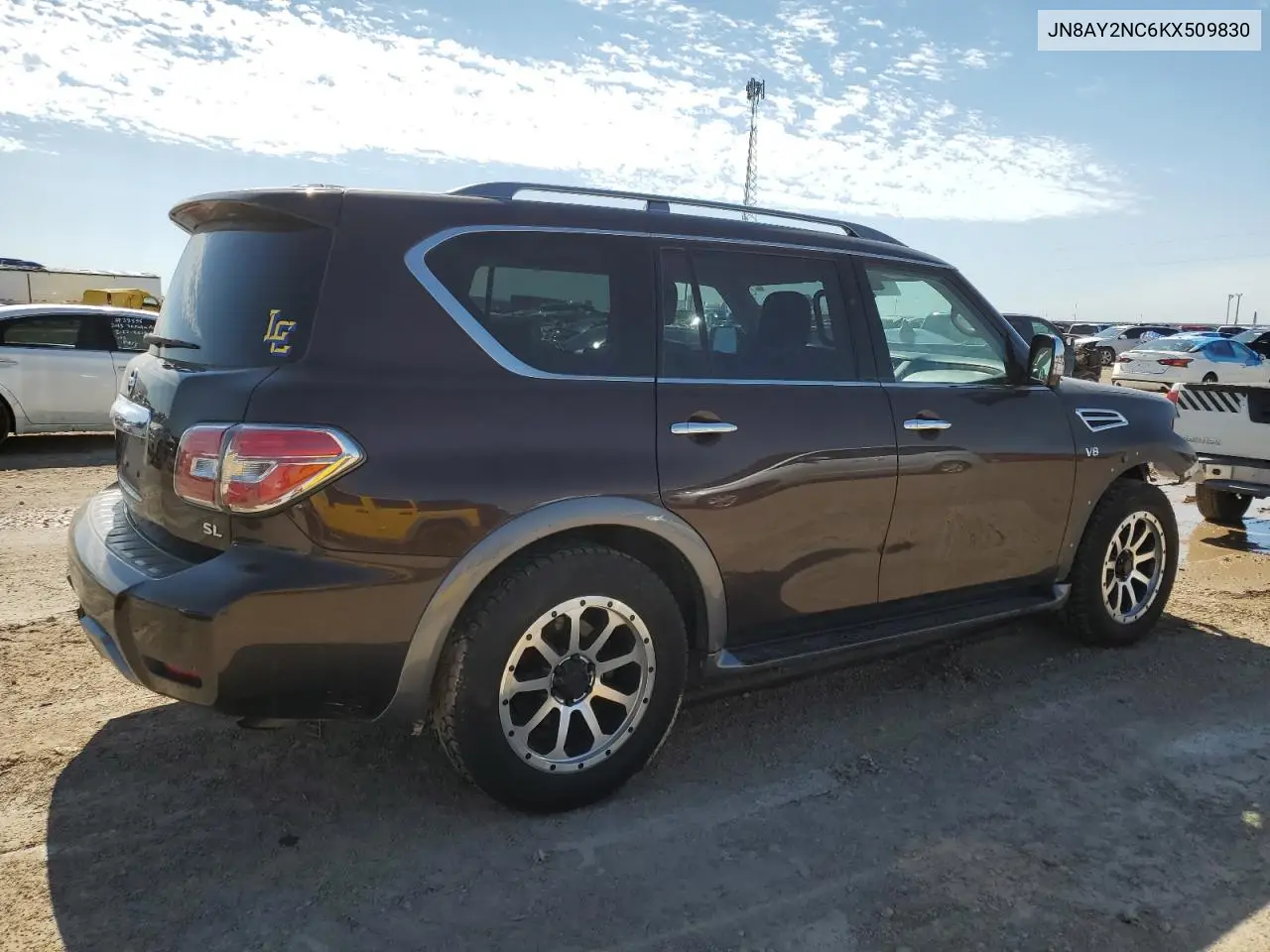 2019 Nissan Armada Sv VIN: JN8AY2NC6KX509830 Lot: 56096465