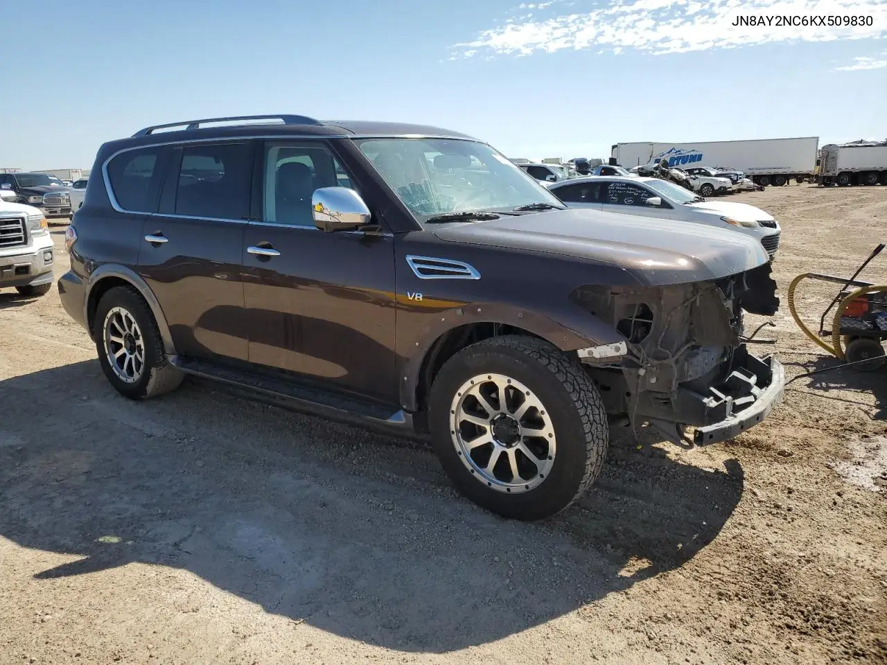 2019 Nissan Armada Sv VIN: JN8AY2NC6KX509830 Lot: 56096465