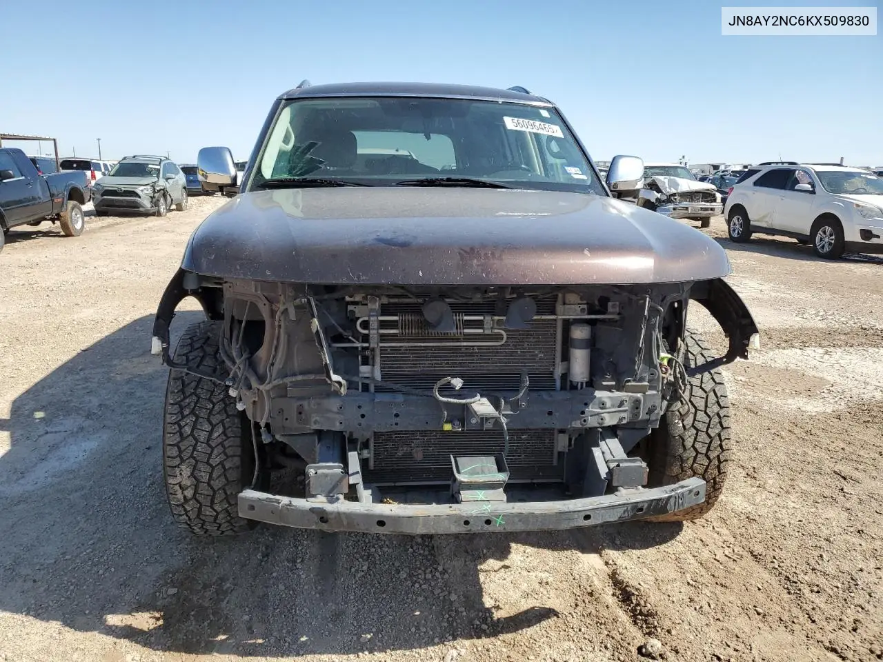 2019 Nissan Armada Sv VIN: JN8AY2NC6KX509830 Lot: 56096465
