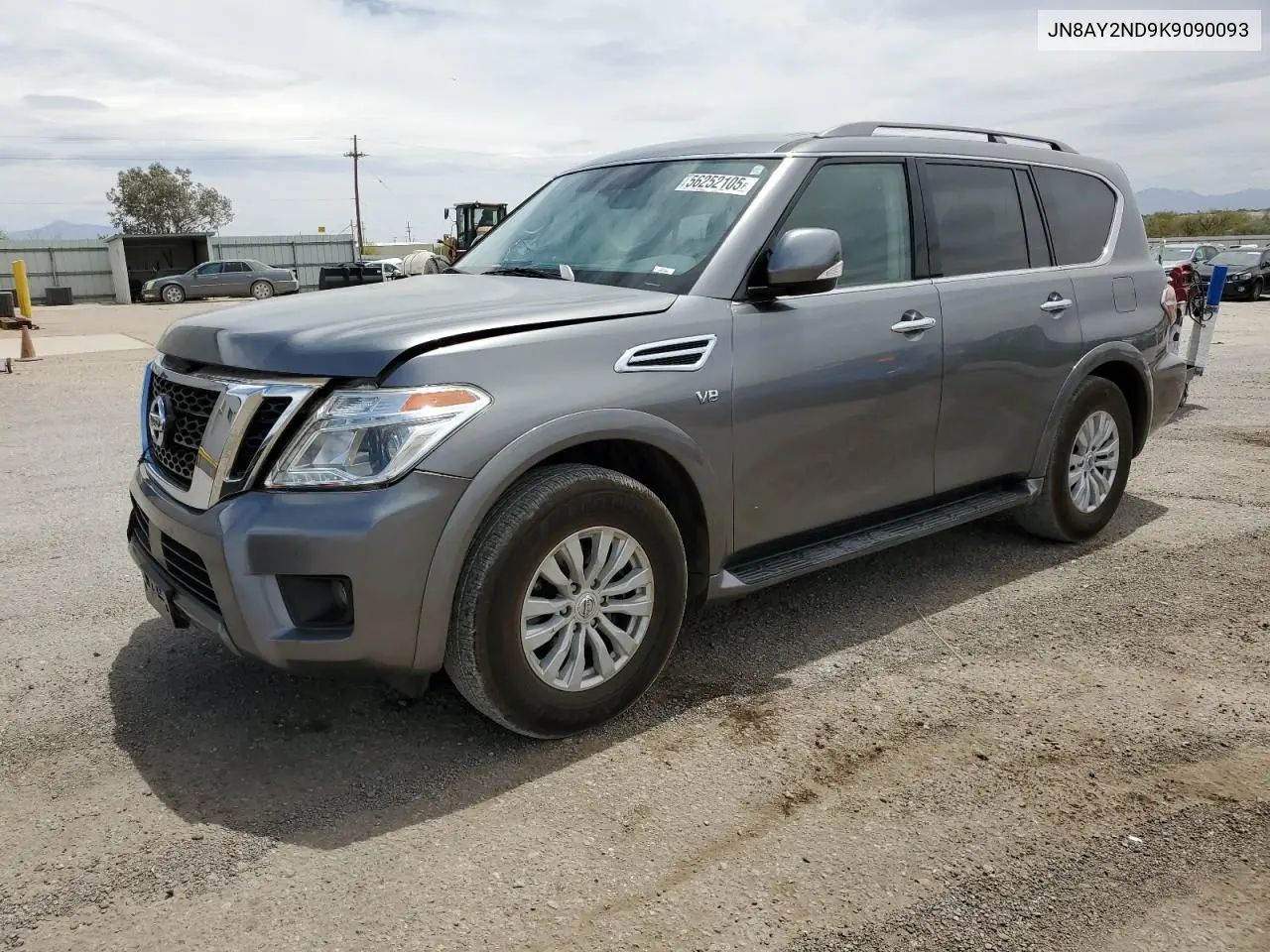 2019 Nissan Armada Sv VIN: JN8AY2ND9K9090093 Lot: 56252105
