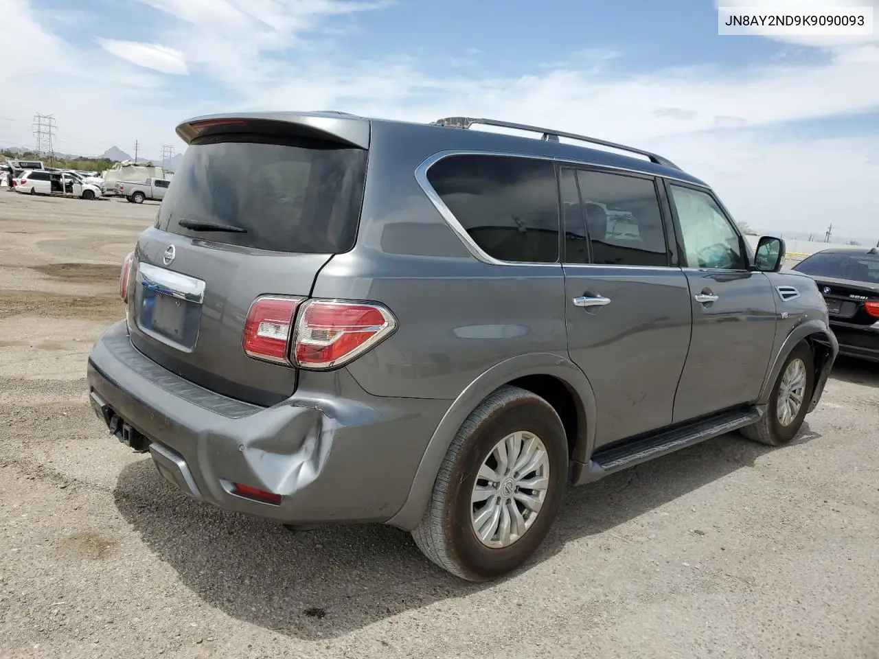 2019 Nissan Armada Sv VIN: JN8AY2ND9K9090093 Lot: 56252105