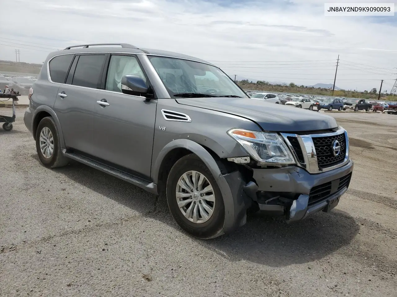 2019 Nissan Armada Sv VIN: JN8AY2ND9K9090093 Lot: 56252105
