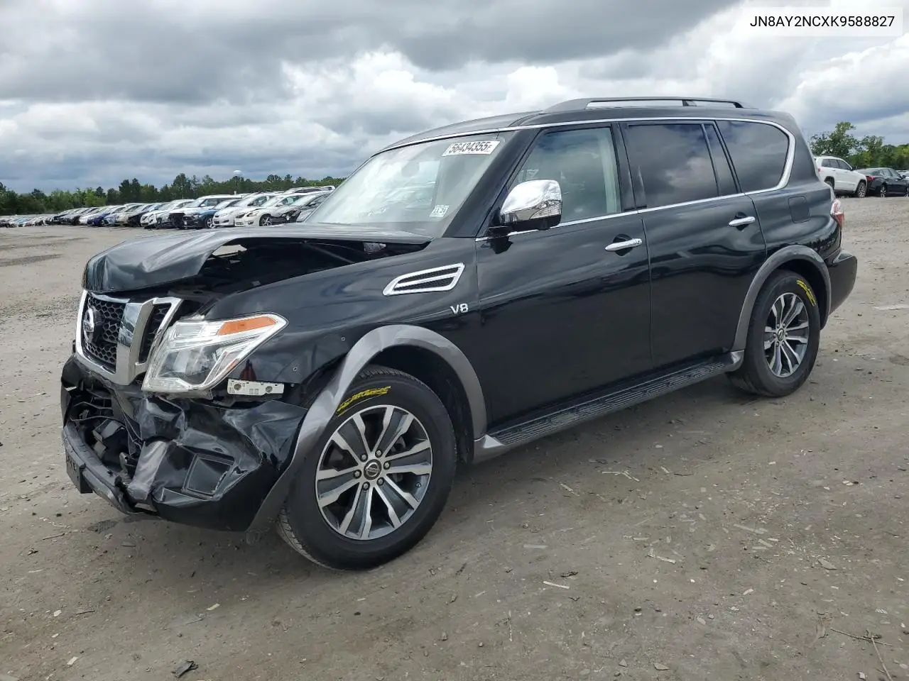 2019 Nissan Armada Sv VIN: JN8AY2NCXK9588827 Lot: 56434355