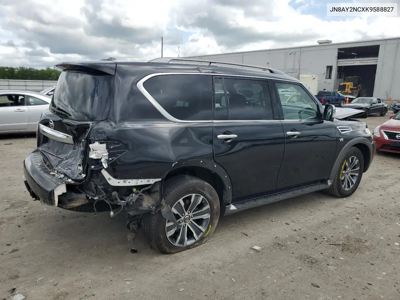 2019 Nissan Armada Sv VIN: JN8AY2NCXK9588827 Lot: 56434355
