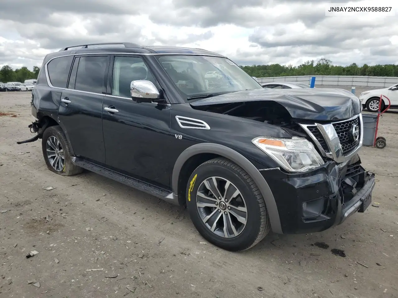 2019 Nissan Armada Sv VIN: JN8AY2NCXK9588827 Lot: 56434355