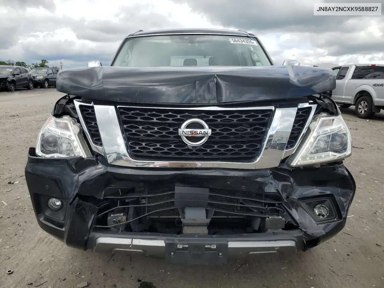 2019 Nissan Armada Sv VIN: JN8AY2NCXK9588827 Lot: 56434355