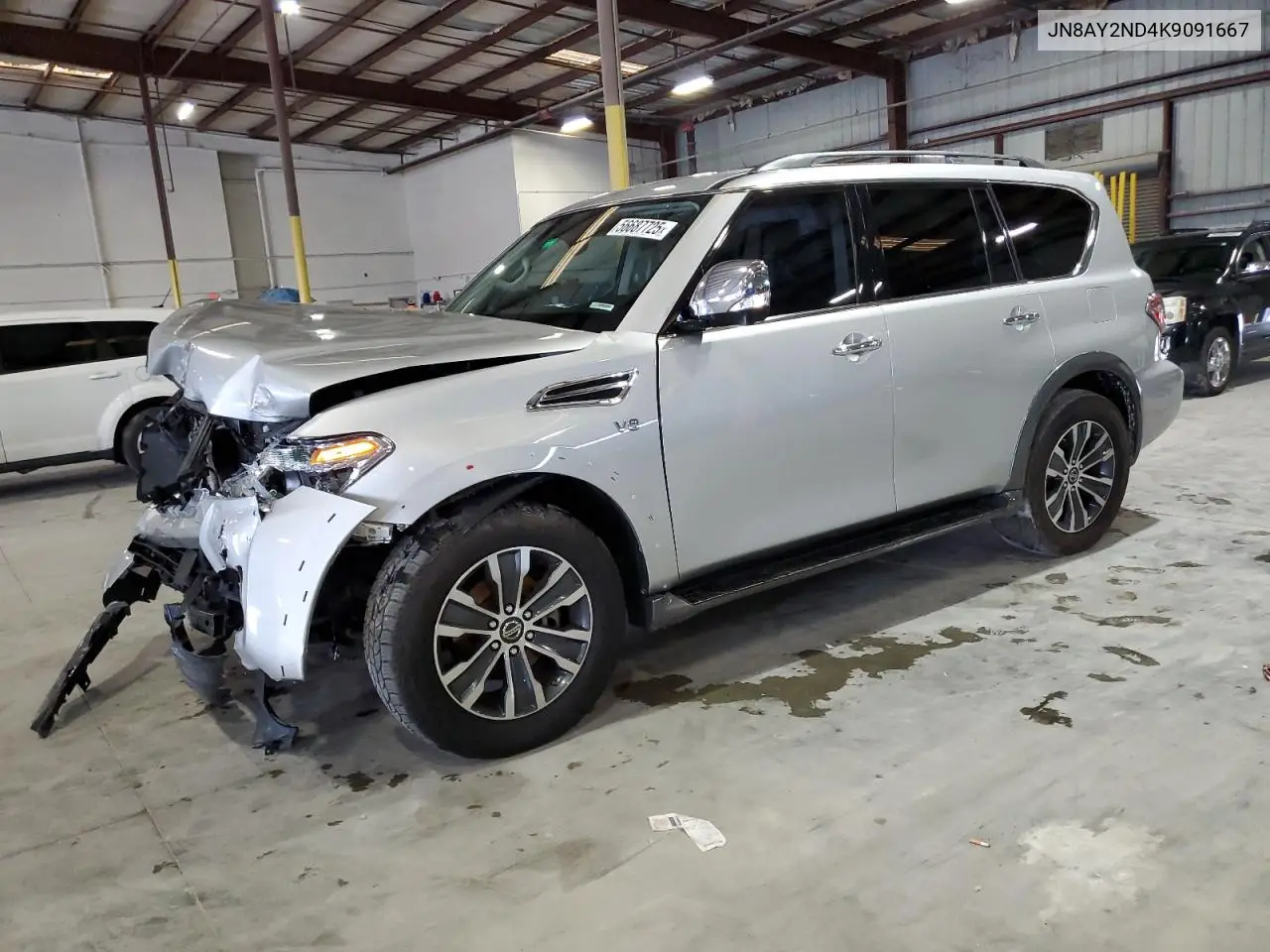 2019 Nissan Armada Sv VIN: JN8AY2ND4K9091667 Lot: 56687725