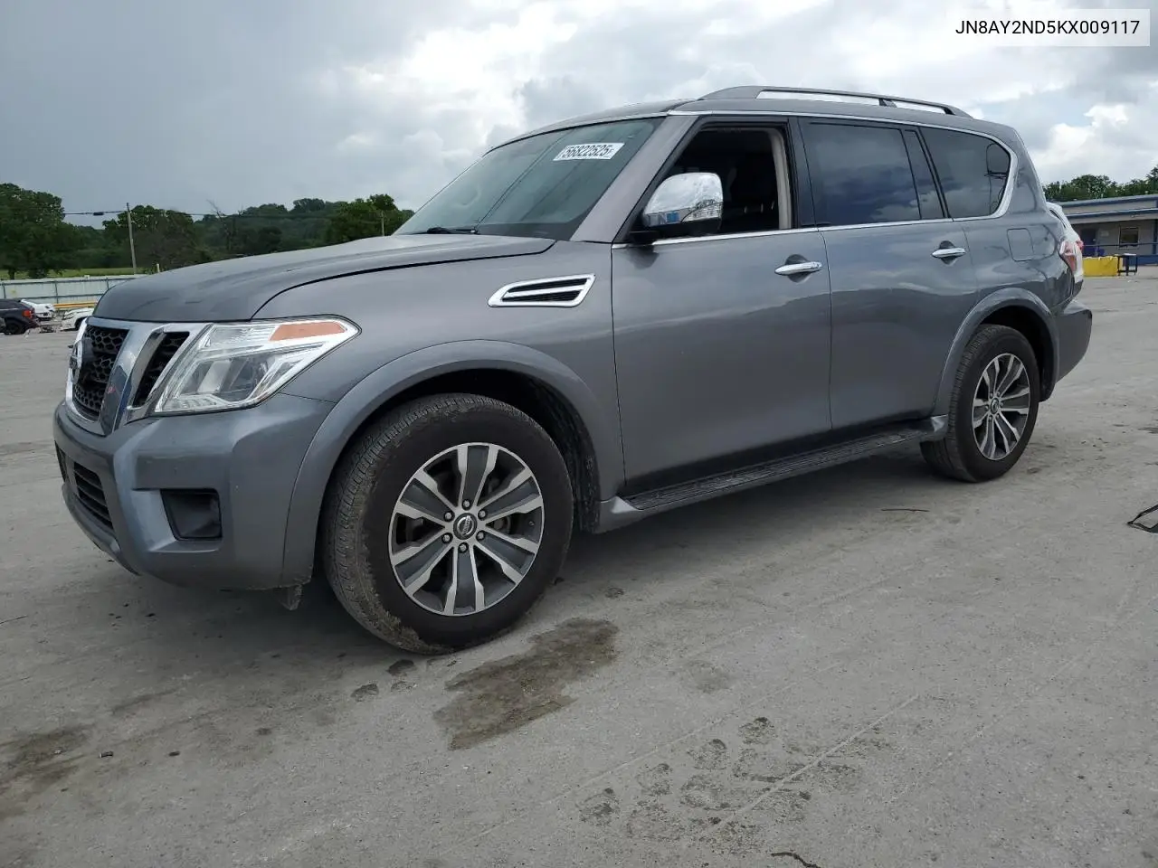 2019 Nissan Armada Sv VIN: JN8AY2ND5KX009117 Lot: 56822525