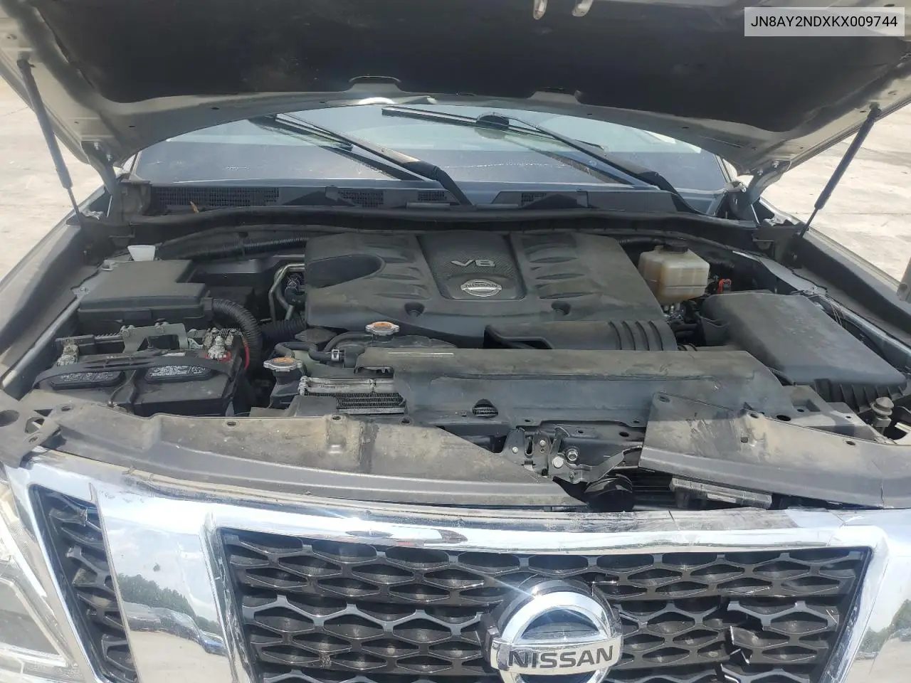 2019 Nissan Armada Sv VIN: JN8AY2NDXKX009744 Lot: 61915175