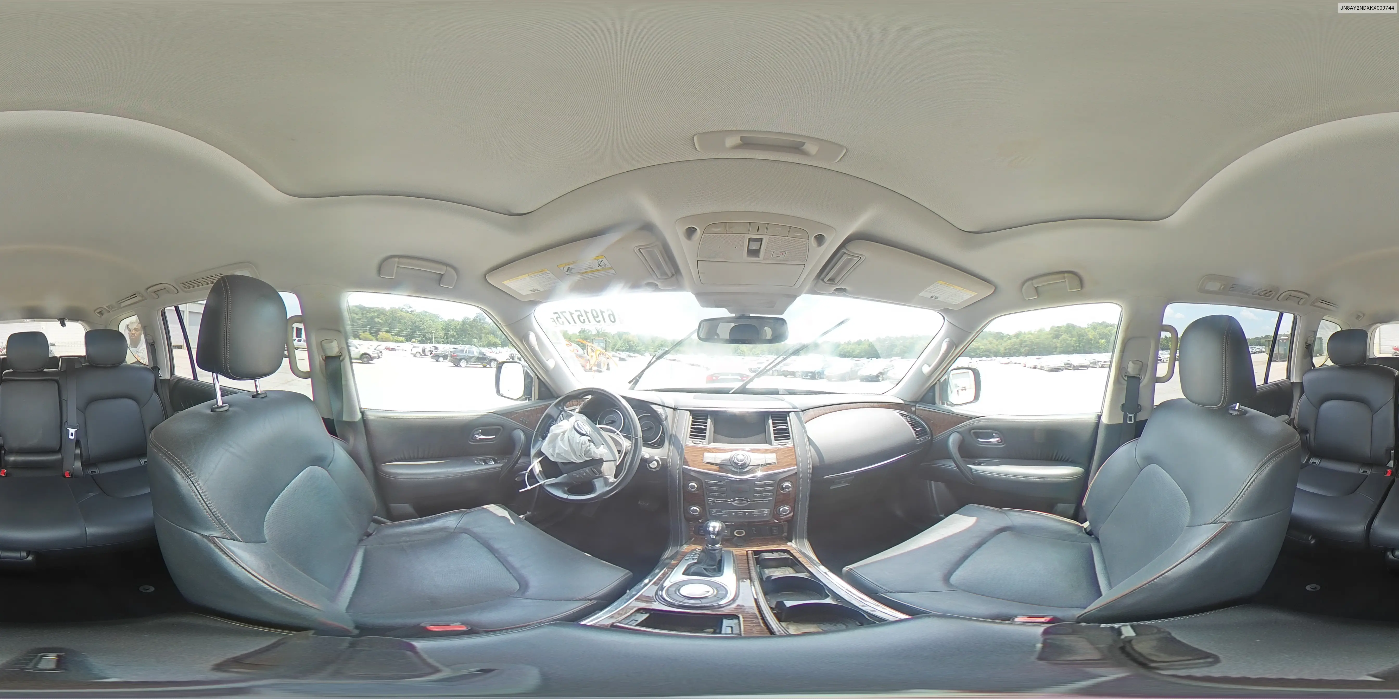 2019 Nissan Armada Sv VIN: JN8AY2NDXKX009744 Lot: 61915175