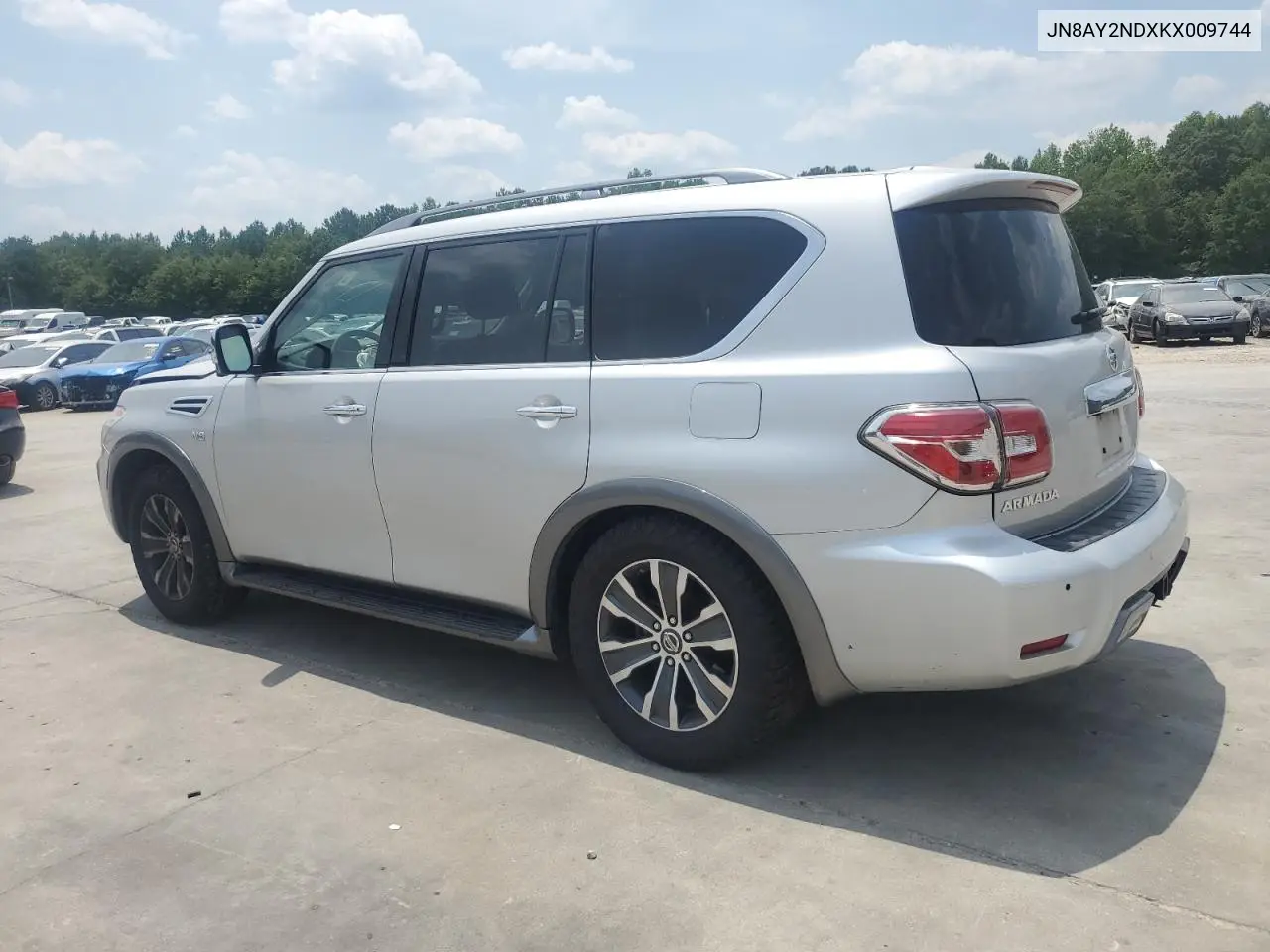 2019 Nissan Armada Sv VIN: JN8AY2NDXKX009744 Lot: 61915175